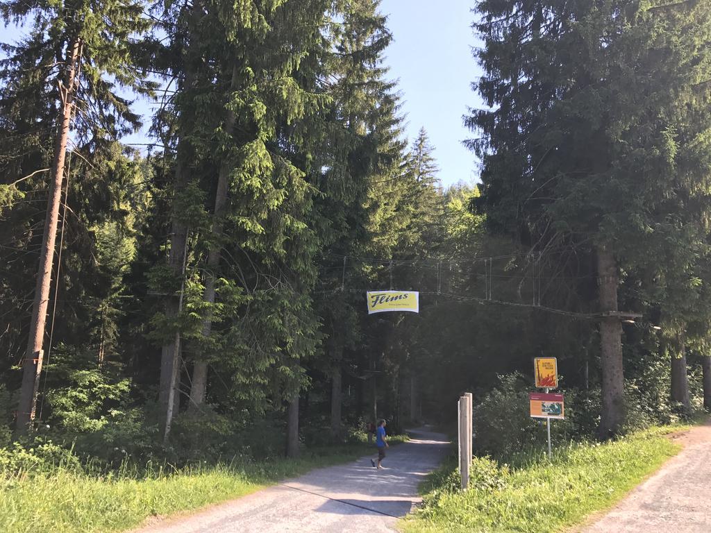 Ferienwohnung Laax Mit Traumblick, Grossem Balkon Und Terrasse Exterior foto