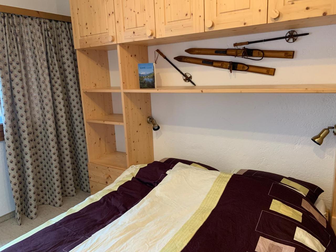 Ferienwohnung Laax Mit Traumblick, Grossem Balkon Und Terrasse Exterior foto